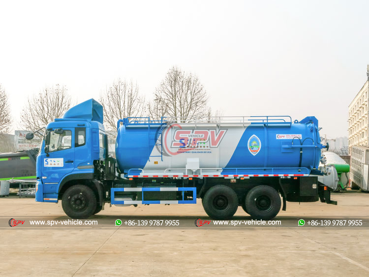 12,000 Litres  Iindustrial Waste Collection Truck - Left Side